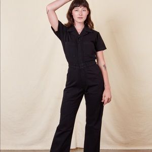 Black Big Bud Press short sleeve jumpsuit